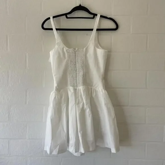 Amanda Uprichard 'Paterson' White Dress Size M New $248 msrp - Picture 7 of 9